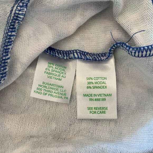 Lilly Pulitzer Skipper Popover‎ Blue Grotto Twilight Tropics UPF 50+ Size XL - Picture 9 of 12